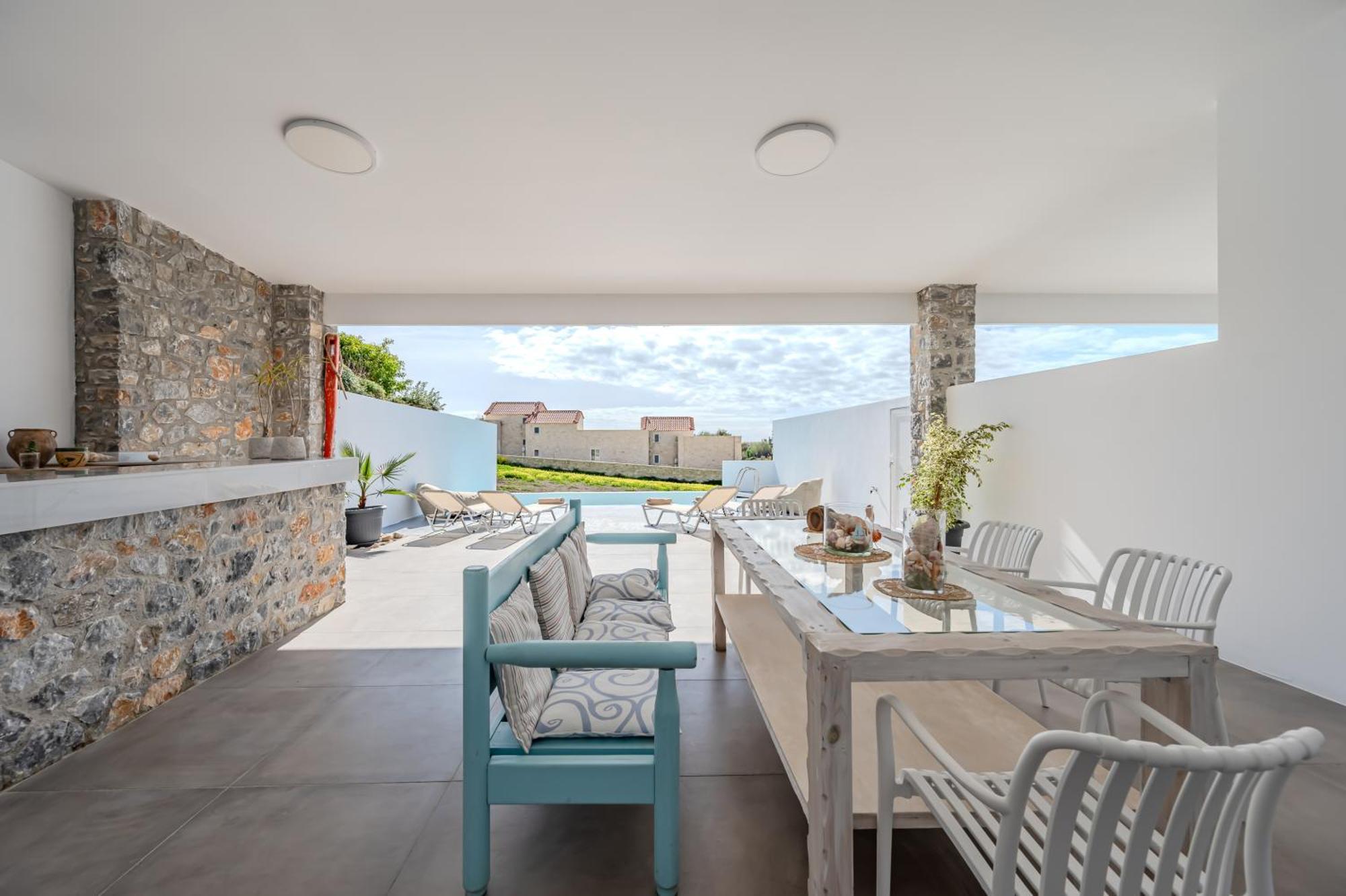 Mythos Villas Damnoni Bagian luar foto