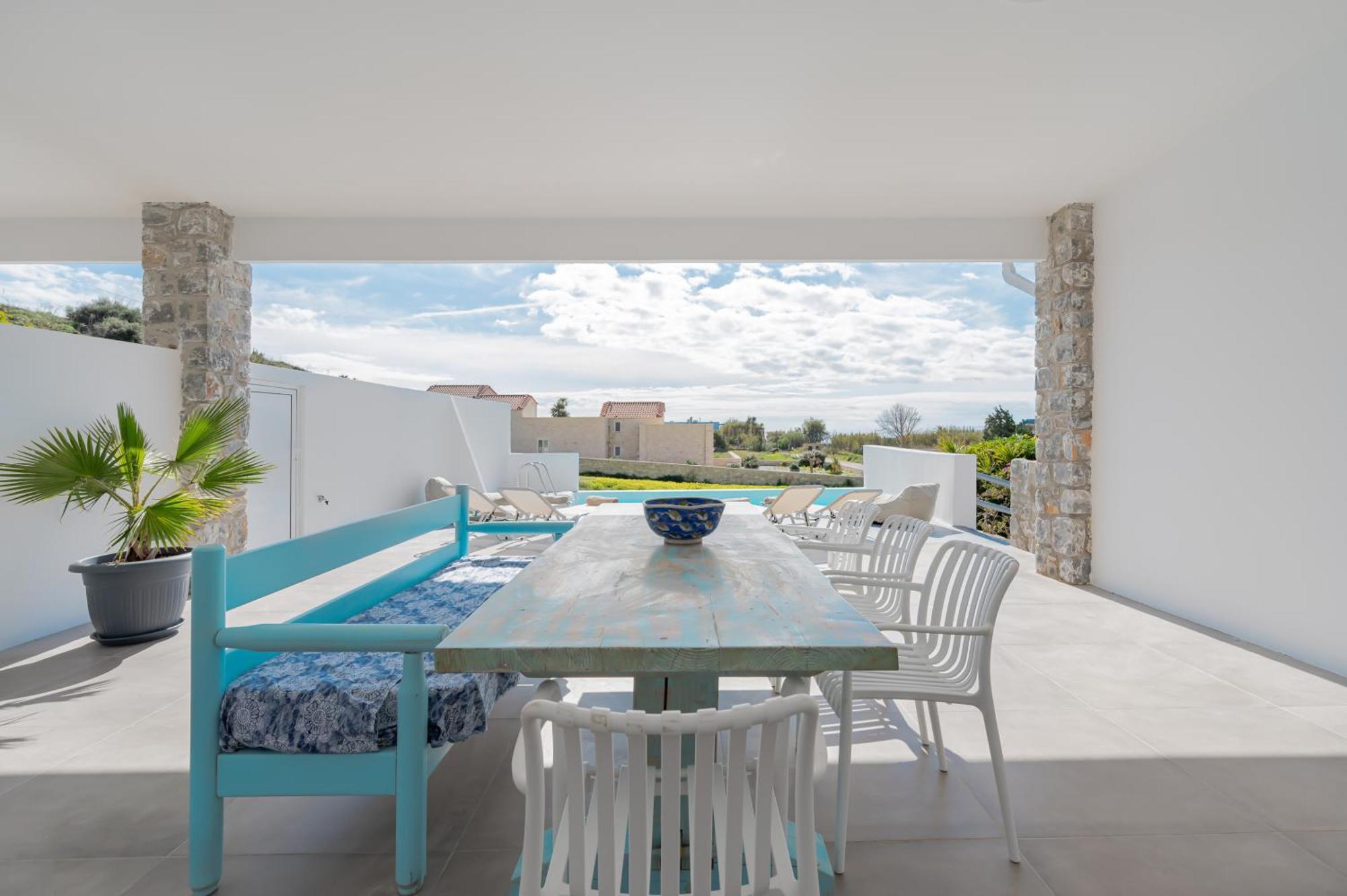 Mythos Villas Damnoni Bagian luar foto