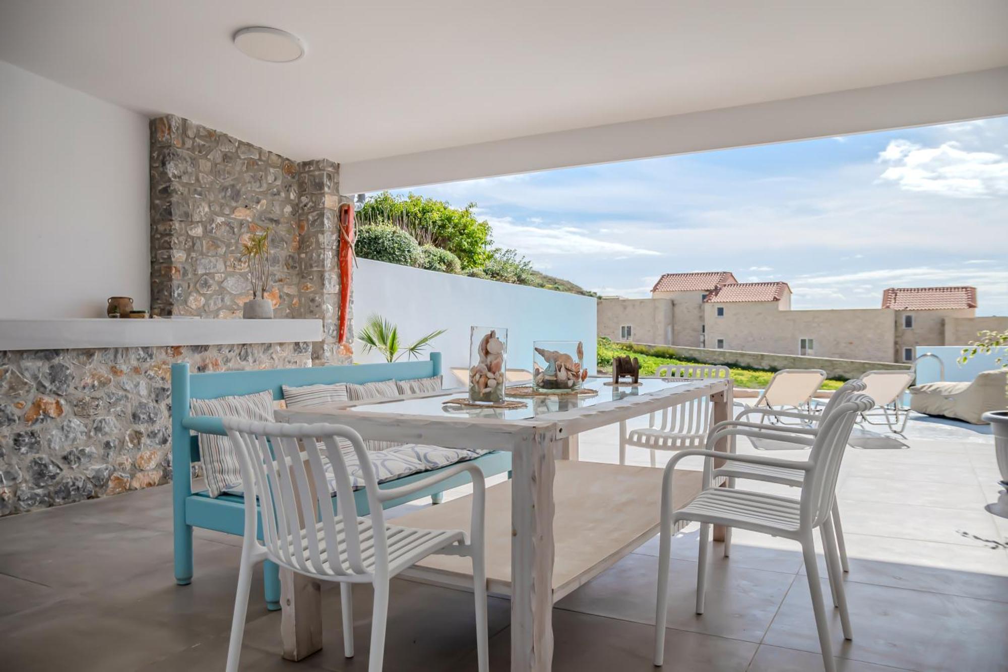 Mythos Villas Damnoni Bagian luar foto