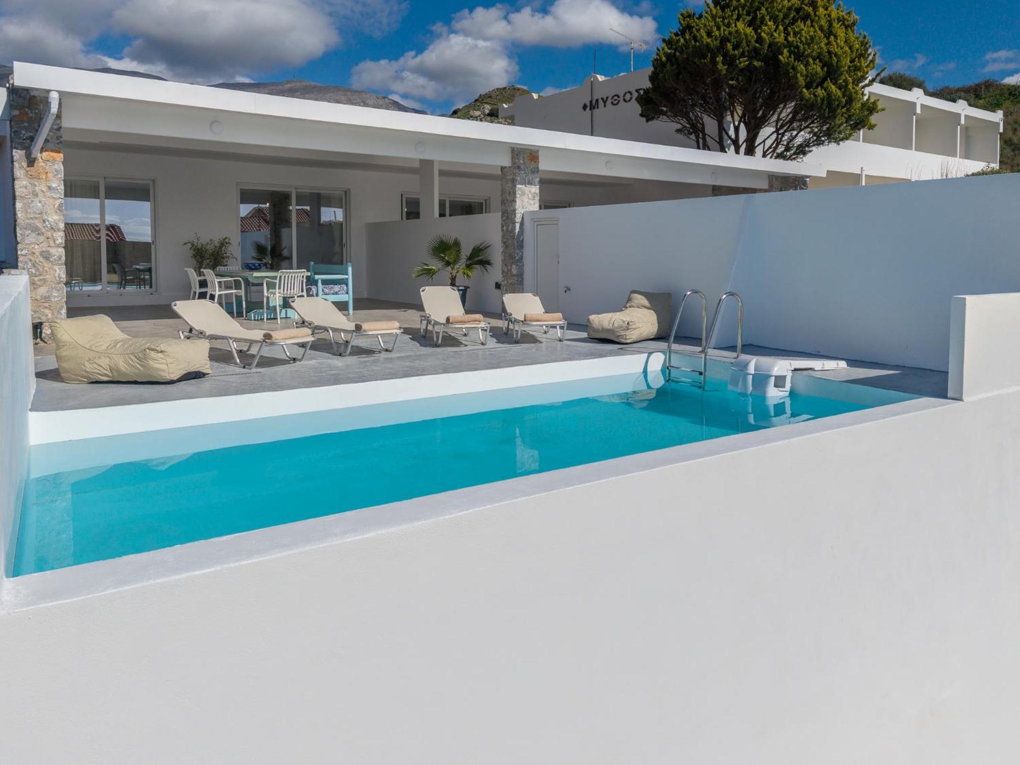 Mythos Villas Damnoni Bagian luar foto